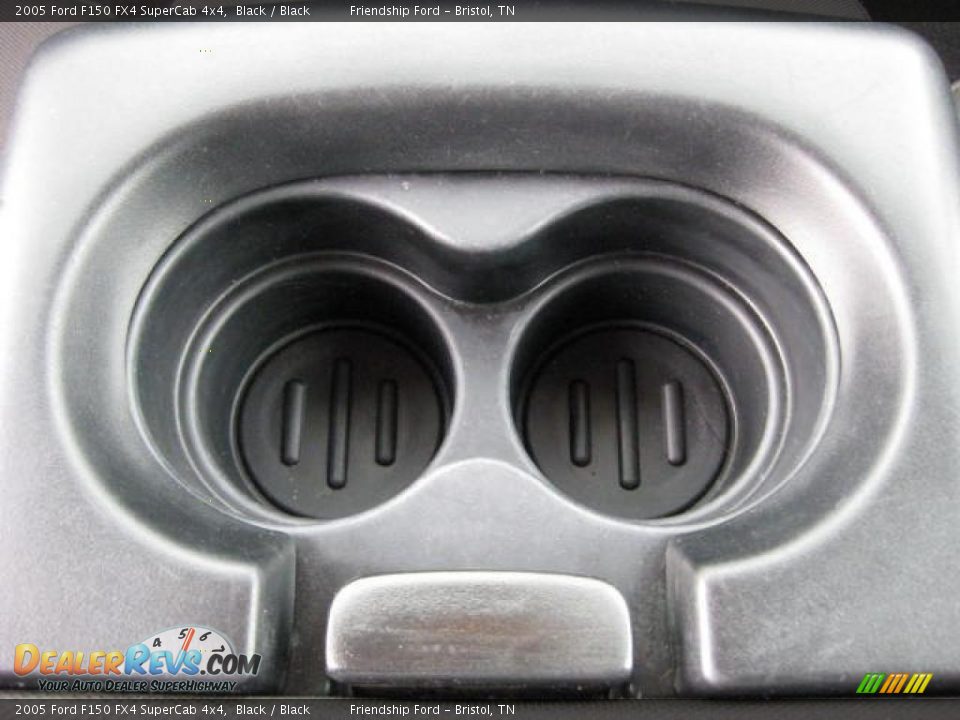2005 Ford F150 FX4 SuperCab 4x4 Black / Black Photo #21