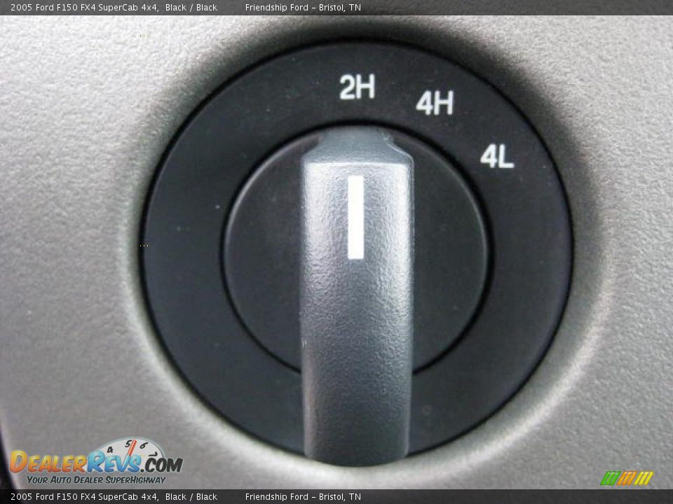 2005 Ford F150 FX4 SuperCab 4x4 Black / Black Photo #23