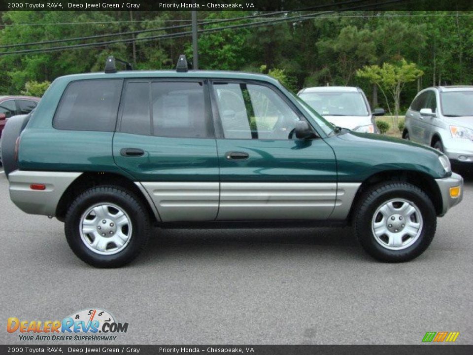 Deep Jewel Green 2000 Toyota RAV4  Photo #6