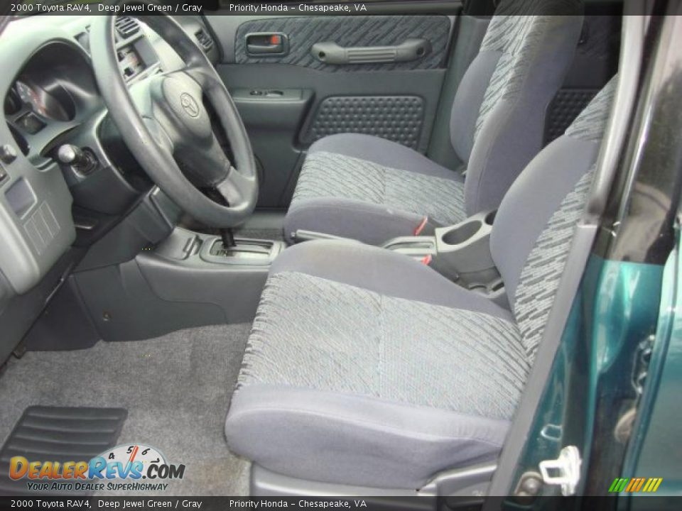 Gray Interior - 2000 Toyota RAV4  Photo #9