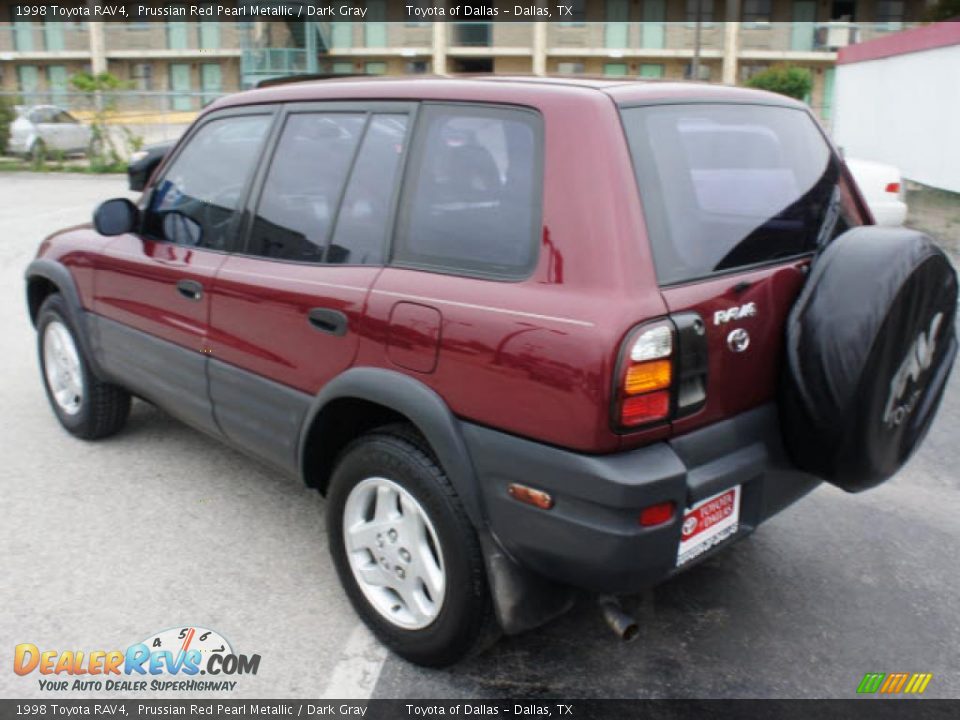 1998 Toyota RAV4 Prussian Red Pearl Metallic / Dark Gray Photo #3