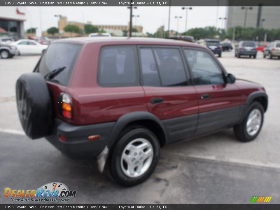 1998 Toyota RAV4 Prussian Red Pearl Metallic / Dark Gray Photo #4