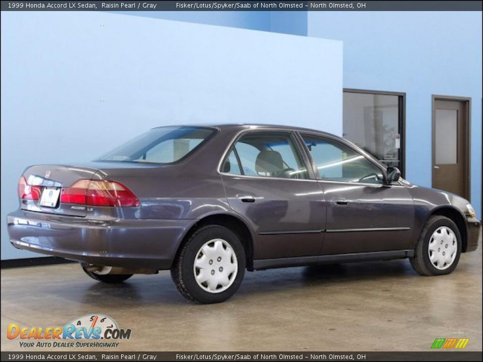1999 Honda Accord LX Sedan Raisin Pearl / Gray Photo #6