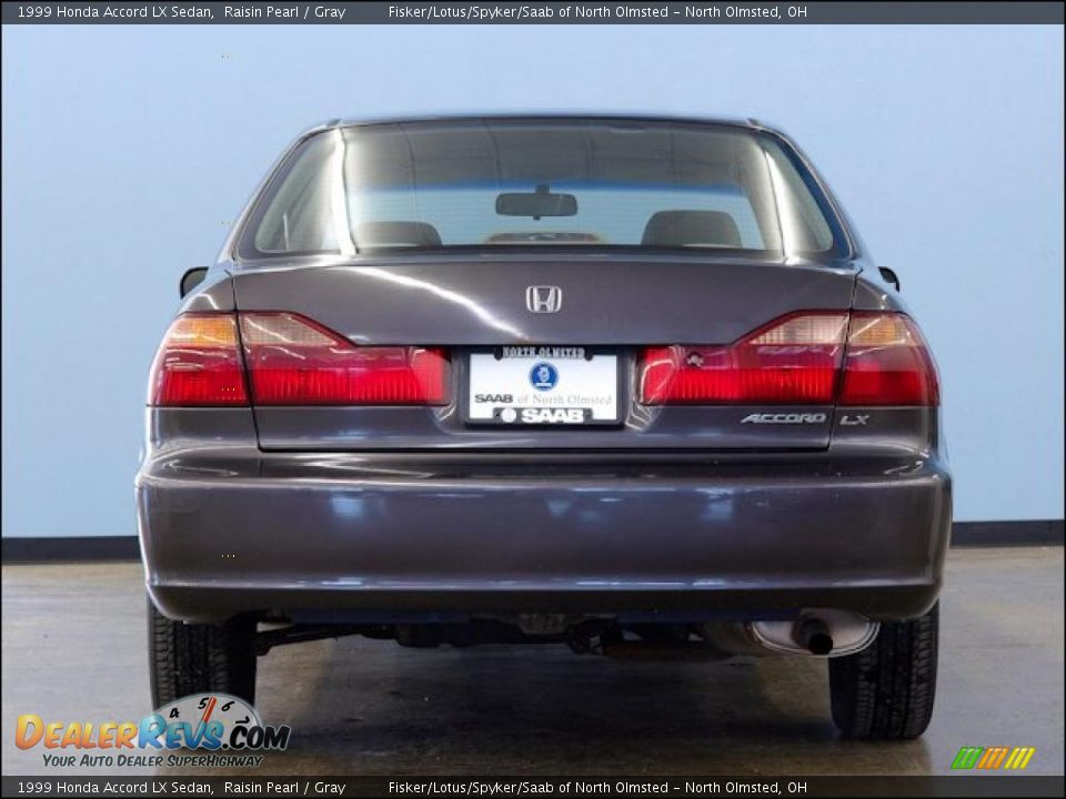 1999 Honda Accord LX Sedan Raisin Pearl / Gray Photo #7
