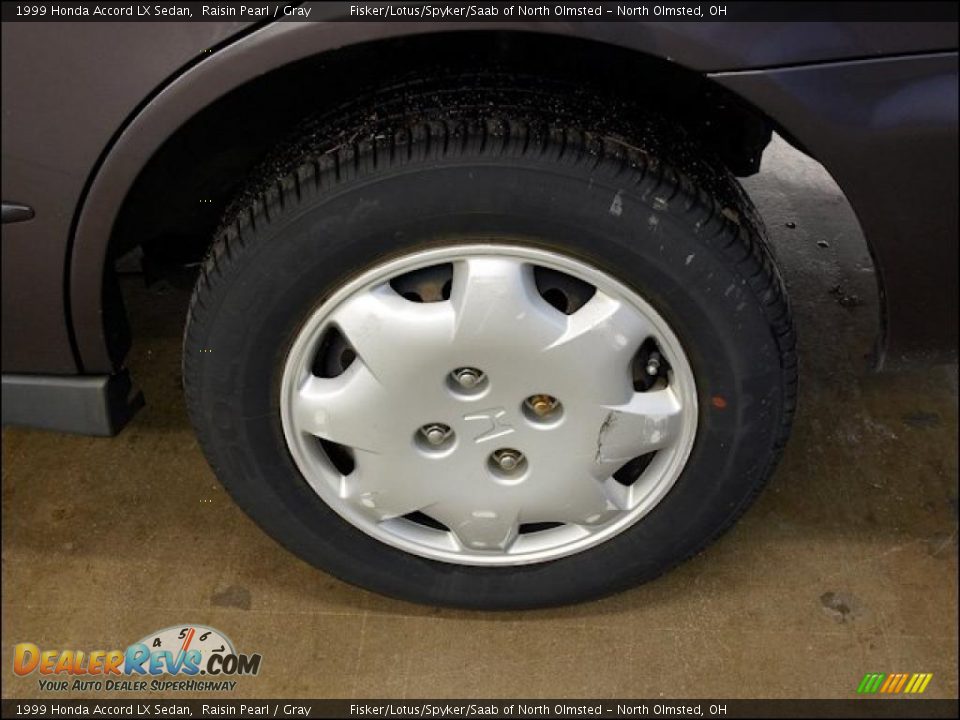 1999 Honda Accord LX Sedan Raisin Pearl / Gray Photo #13