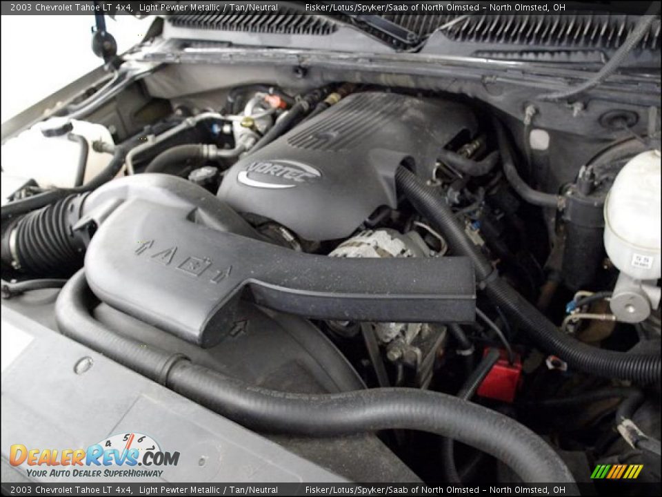2003 Chevrolet Tahoe LT 4x4 Light Pewter Metallic / Tan/Neutral Photo #11