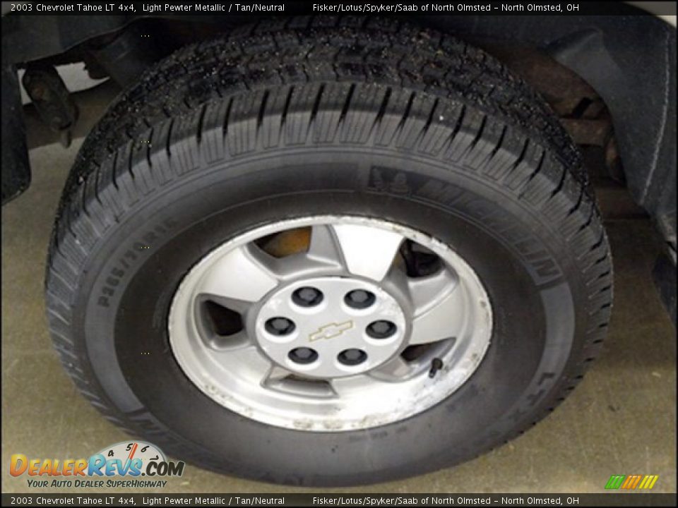 2003 Chevrolet Tahoe LT 4x4 Light Pewter Metallic / Tan/Neutral Photo #13