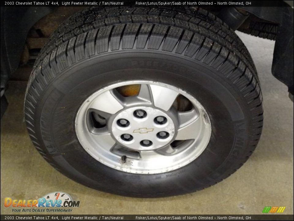 2003 Chevrolet Tahoe LT 4x4 Light Pewter Metallic / Tan/Neutral Photo #14