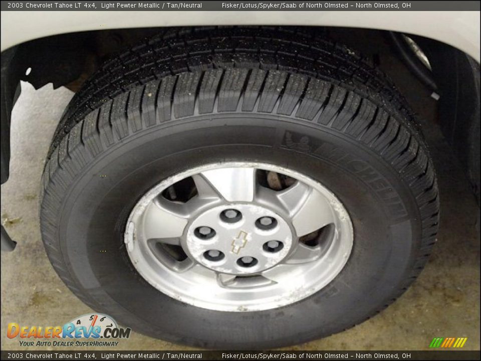2003 Chevrolet Tahoe LT 4x4 Light Pewter Metallic / Tan/Neutral Photo #15