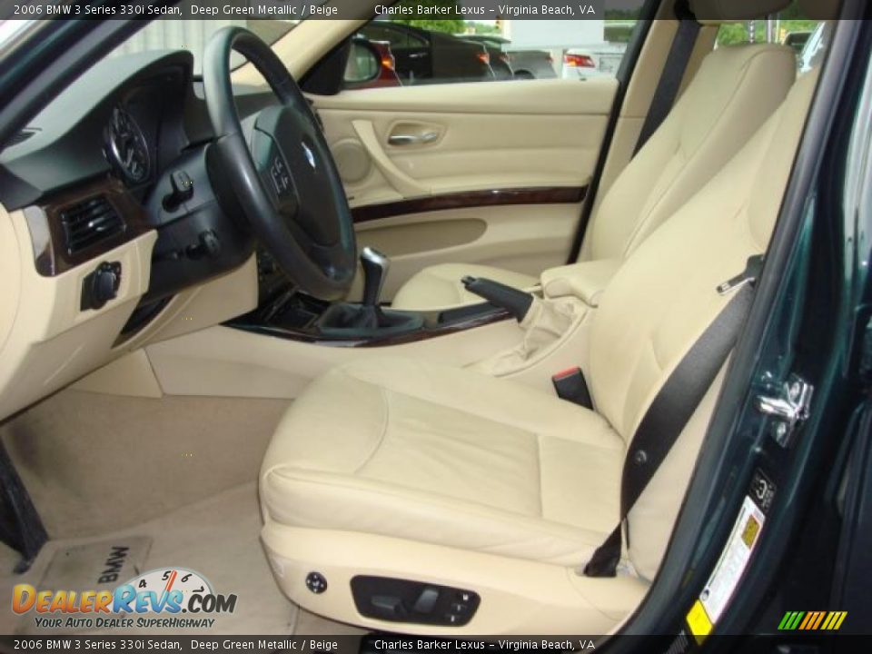 Beige Interior - 2006 BMW 3 Series 330i Sedan Photo #9