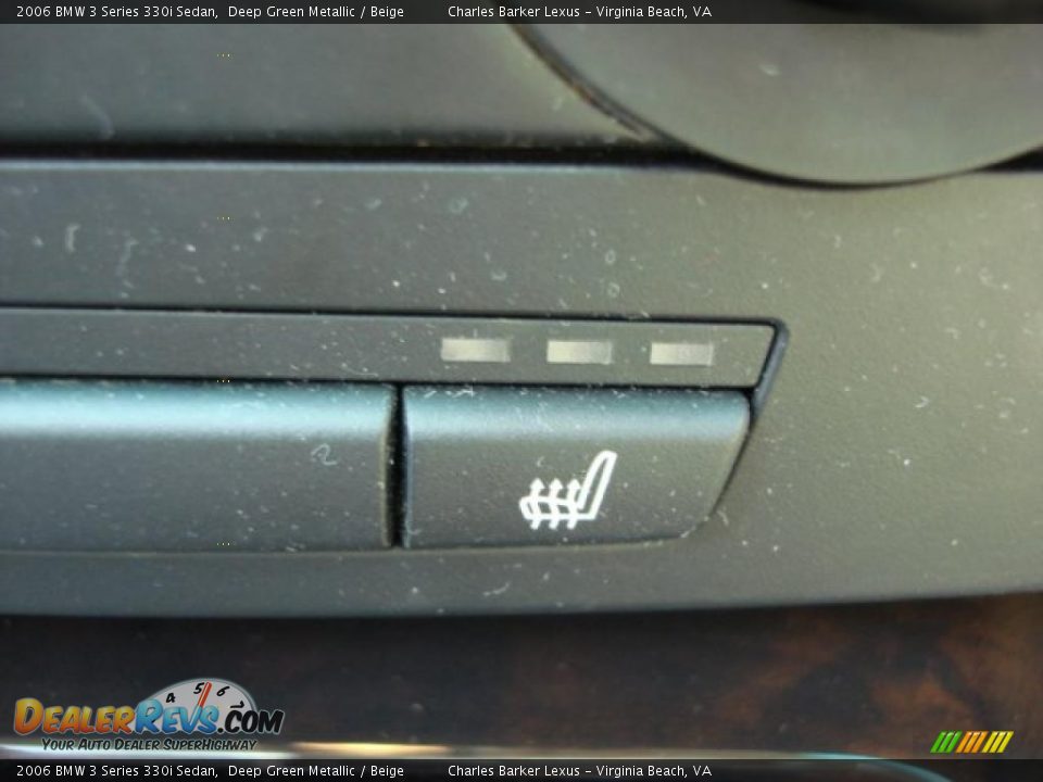 2006 BMW 3 Series 330i Sedan Deep Green Metallic / Beige Photo #17
