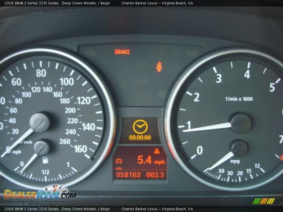 2006 BMW 3 Series 330i Sedan Gauges Photo #18