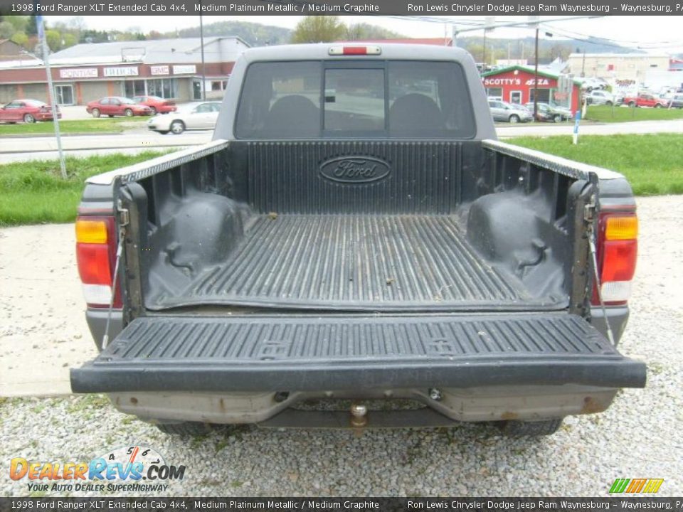 1998 Ford Ranger XLT Extended Cab 4x4 Medium Platinum Metallic / Medium Graphite Photo #4