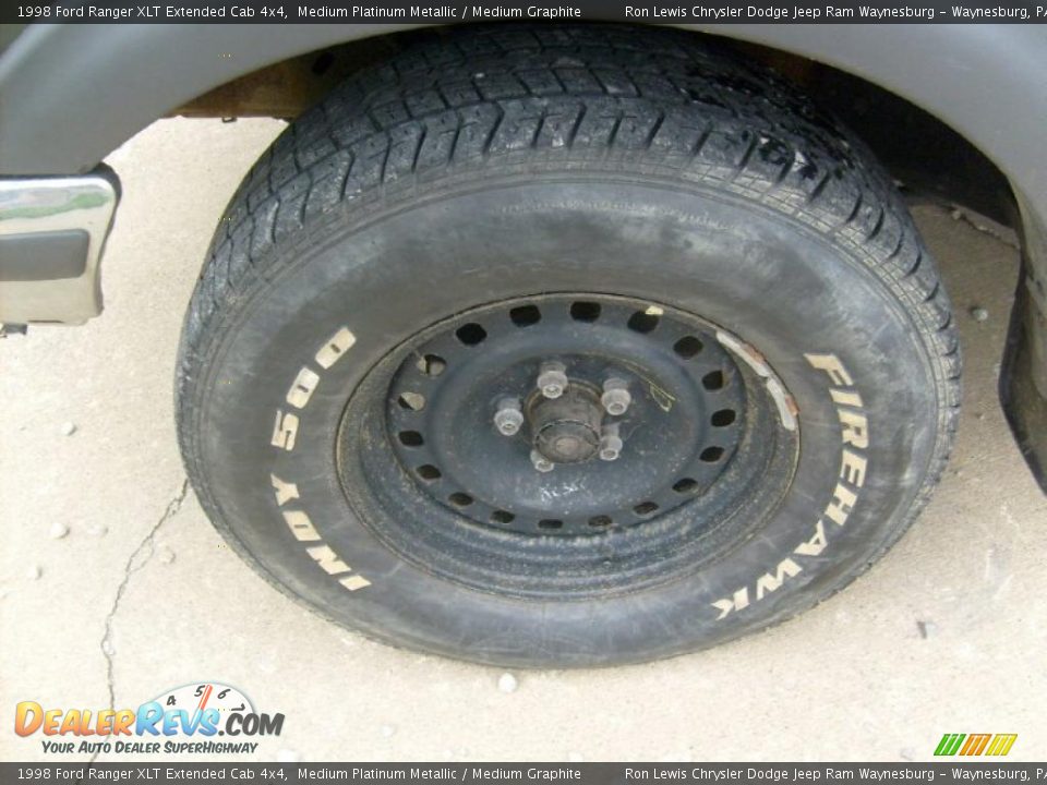 1998 Ford Ranger XLT Extended Cab 4x4 Medium Platinum Metallic / Medium Graphite Photo #9