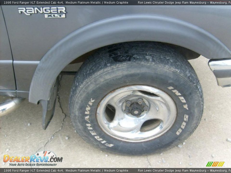 1998 Ford Ranger XLT Extended Cab 4x4 Medium Platinum Metallic / Medium Graphite Photo #20