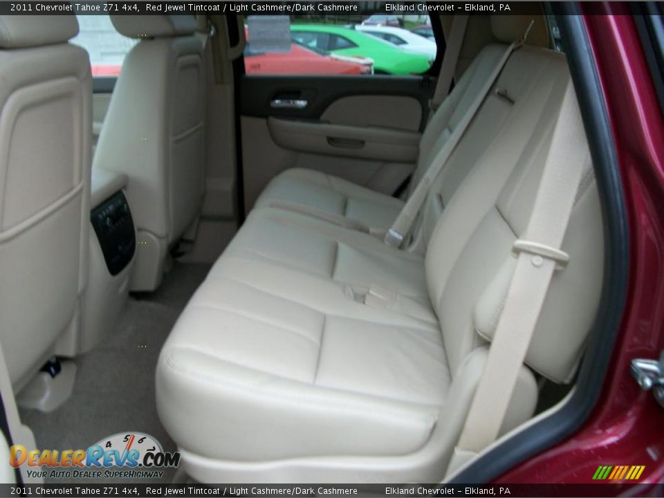 2011 Chevrolet Tahoe Z71 4x4 Red Jewel Tintcoat / Light Cashmere/Dark Cashmere Photo #7