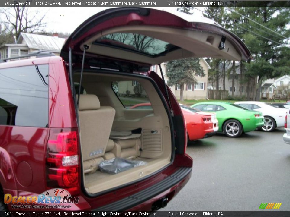 2011 Chevrolet Tahoe Z71 4x4 Red Jewel Tintcoat / Light Cashmere/Dark Cashmere Photo #14