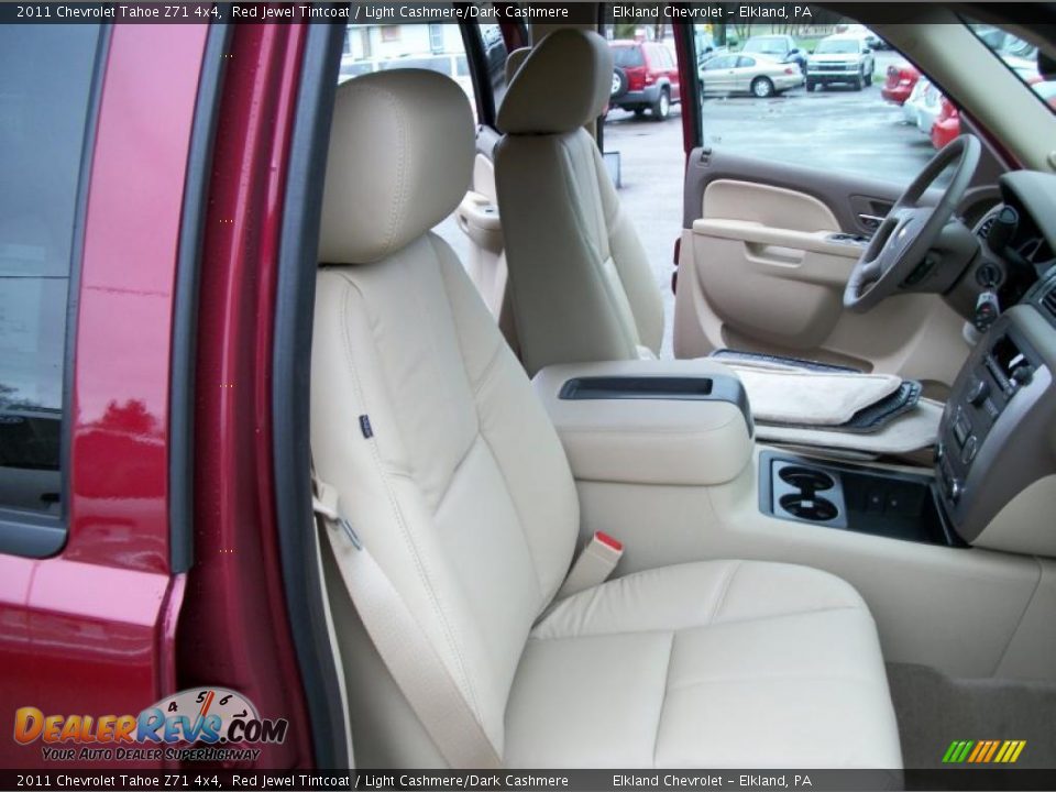 2011 Chevrolet Tahoe Z71 4x4 Red Jewel Tintcoat / Light Cashmere/Dark Cashmere Photo #21
