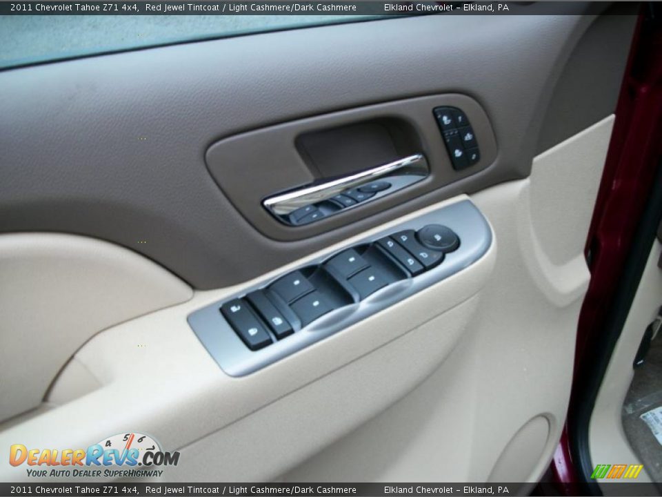 2011 Chevrolet Tahoe Z71 4x4 Red Jewel Tintcoat / Light Cashmere/Dark Cashmere Photo #22