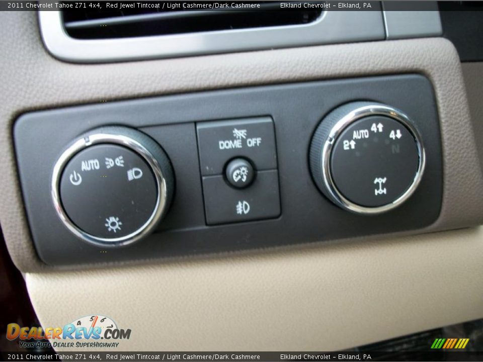 2011 Chevrolet Tahoe Z71 4x4 Red Jewel Tintcoat / Light Cashmere/Dark Cashmere Photo #25