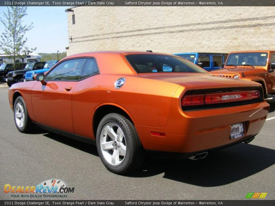 Toxic Orange Pearl 2011 Dodge Challenger SE Photo #4