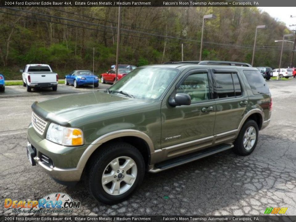 Estate Green Metallic 2004 Ford Explorer Eddie Bauer 4x4 Photo #5