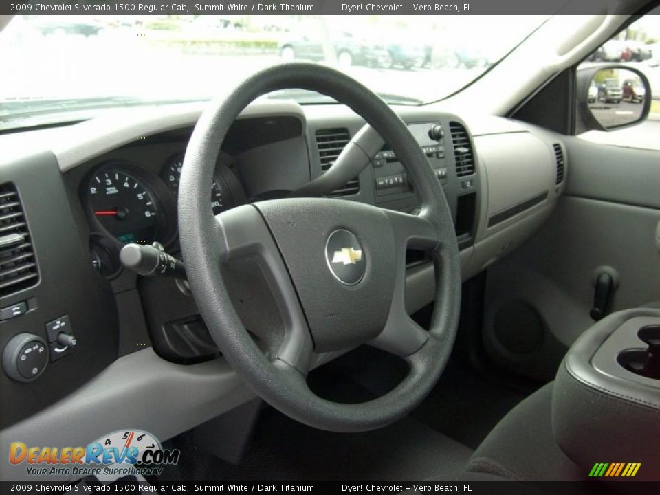 2009 Chevrolet Silverado 1500 Regular Cab Steering Wheel Photo #11