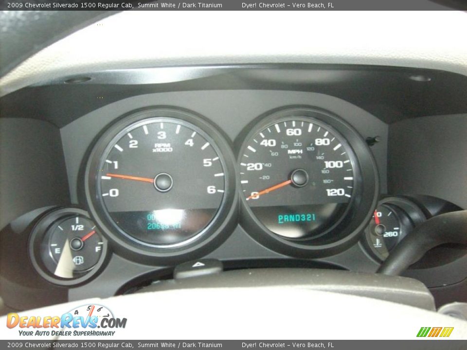 2009 Chevrolet Silverado 1500 Regular Cab Gauges Photo #13