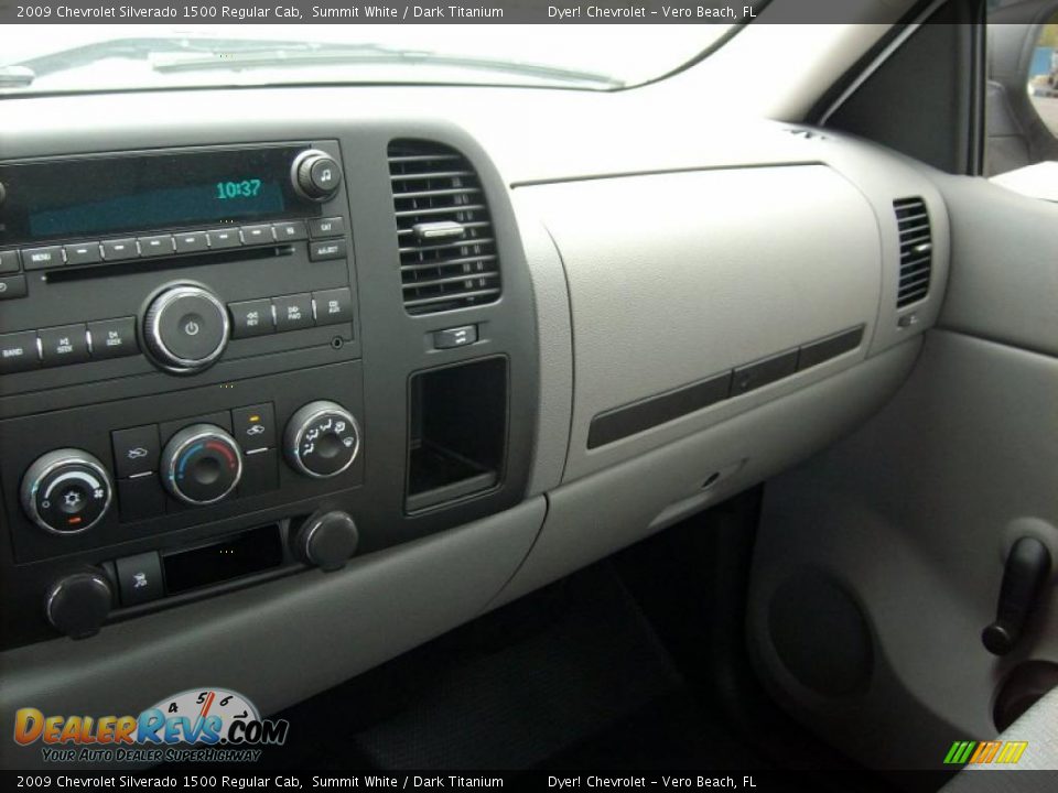 2009 Chevrolet Silverado 1500 Regular Cab Summit White / Dark Titanium Photo #15