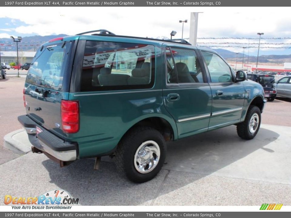 Pacific Green Metallic 1997 Ford Expedition XLT 4x4 Photo #3