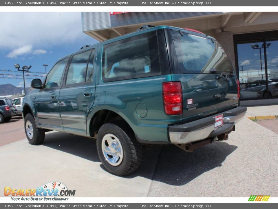 1997 Ford Expedition XLT 4x4 Pacific Green Metallic / Medium Graphite Photo #4