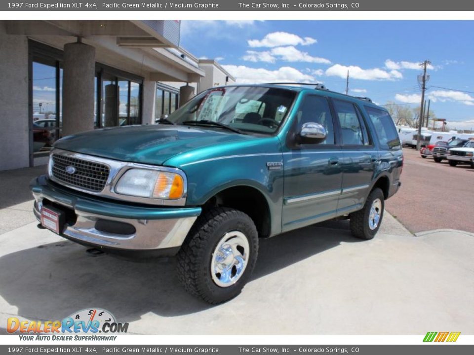 1997 Ford Expedition XLT 4x4 Pacific Green Metallic / Medium Graphite Photo #22