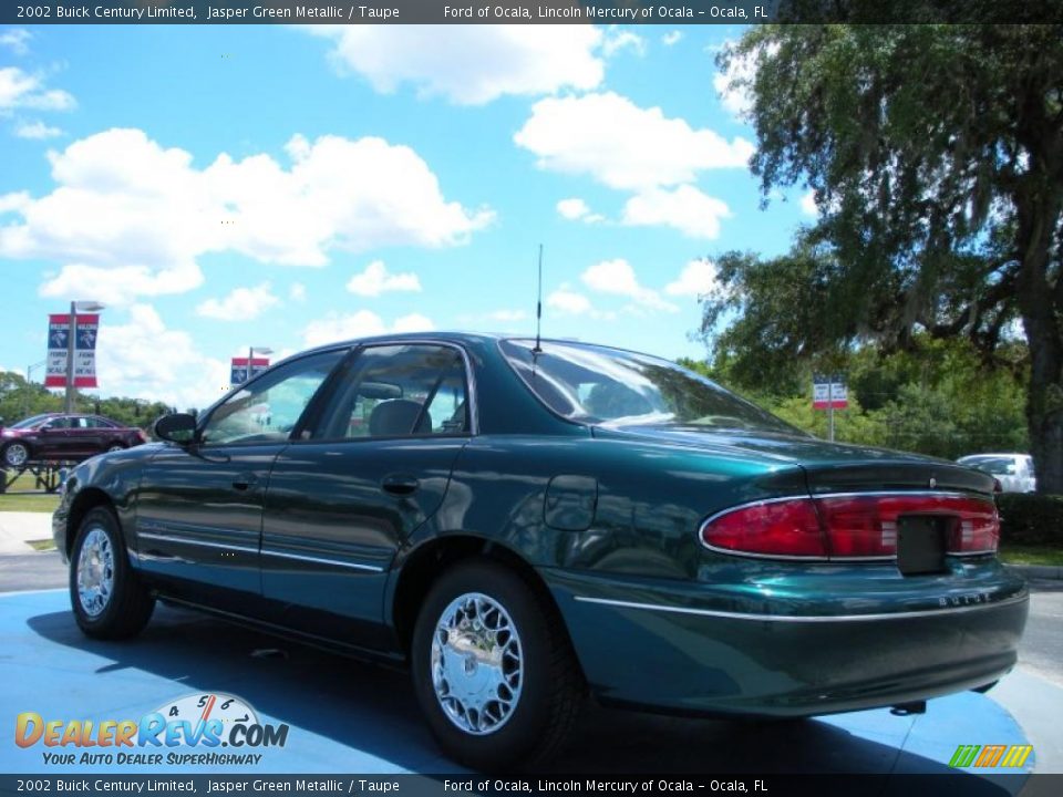 2002 Buick Century Limited Jasper Green Metallic / Taupe Photo #3