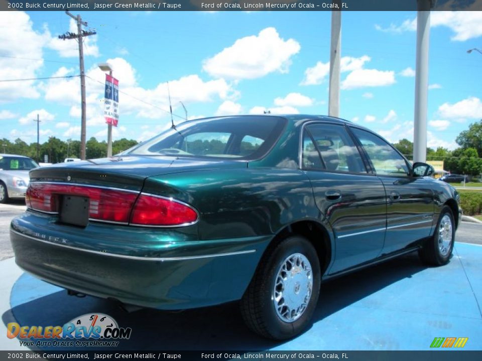 Jasper Green Metallic 2002 Buick Century Limited Photo #5