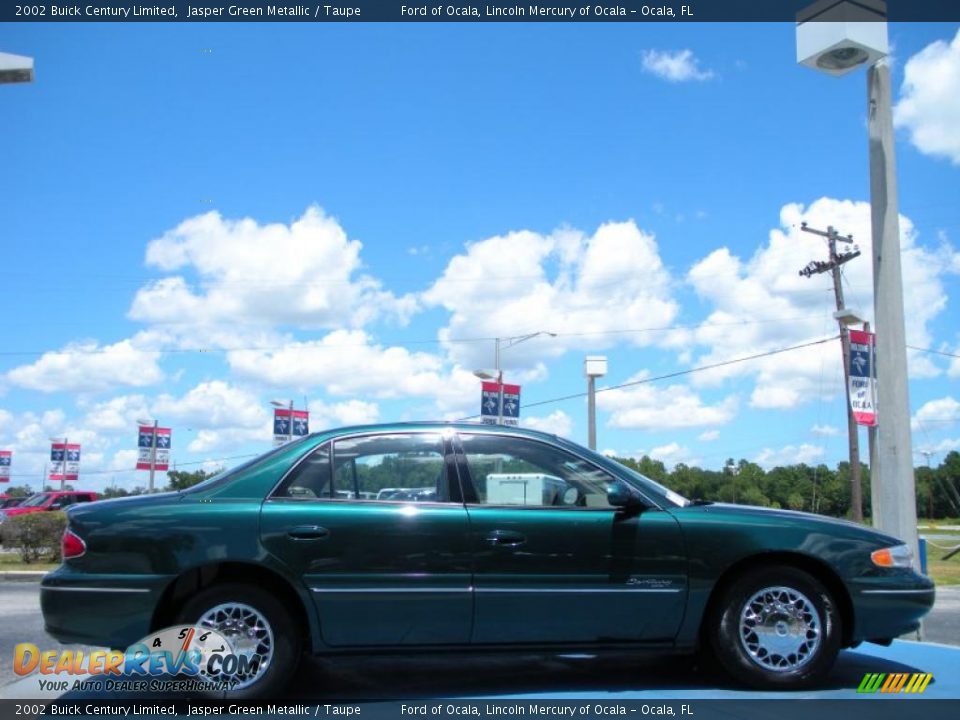 2002 Buick Century Limited Jasper Green Metallic / Taupe Photo #6