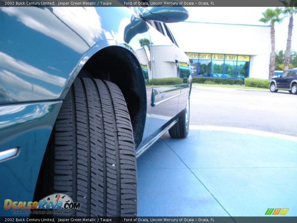 2002 Buick Century Limited Jasper Green Metallic / Taupe Photo #10