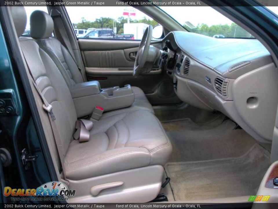 2002 Buick Century Limited Jasper Green Metallic / Taupe Photo #15
