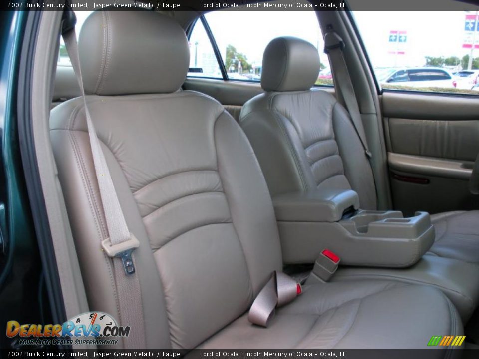 2002 Buick Century Limited Jasper Green Metallic / Taupe Photo #16