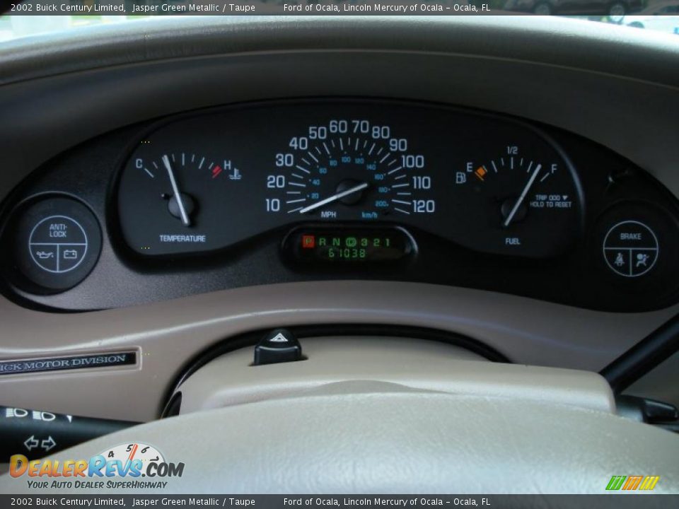 2002 Buick Century Limited Gauges Photo #19