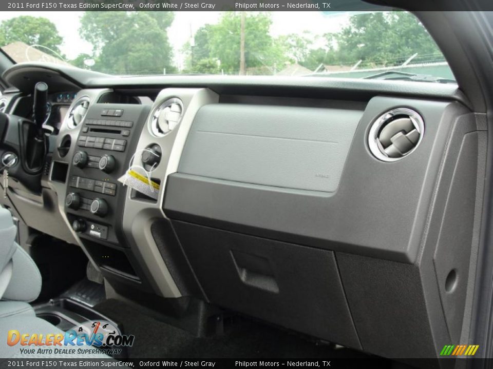 2011 Ford F150 Texas Edition SuperCrew Oxford White / Steel Gray Photo #21