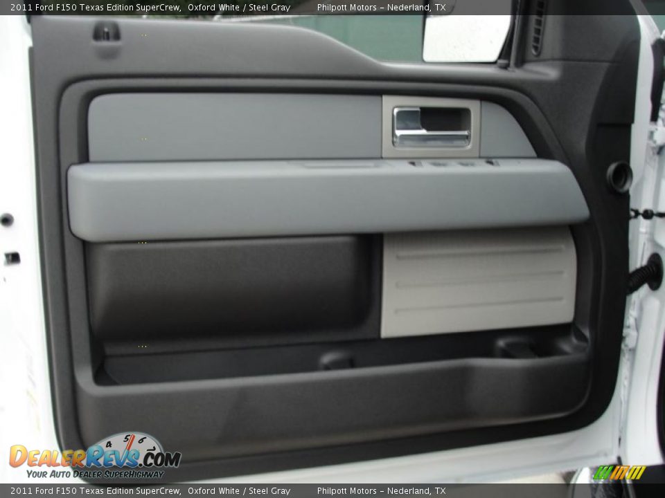 2011 Ford F150 Texas Edition SuperCrew Oxford White / Steel Gray Photo #24