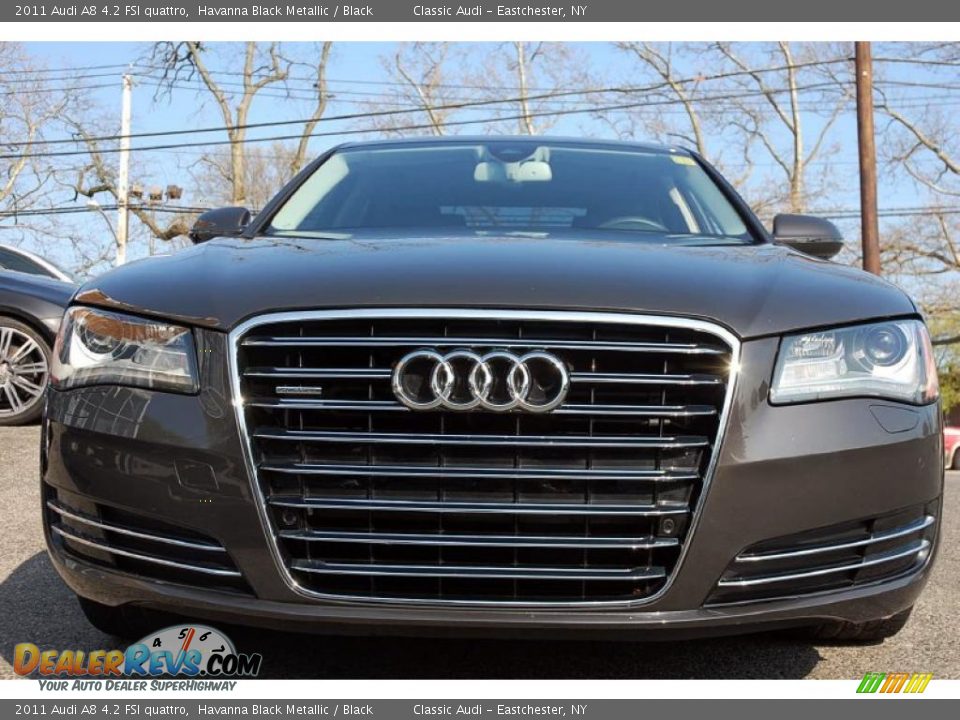 Havanna Black Metallic 2011 Audi A8 4.2 FSI quattro Photo #6