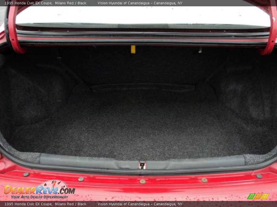 1995 Honda Civic EX Coupe Milano Red / Black Photo #10