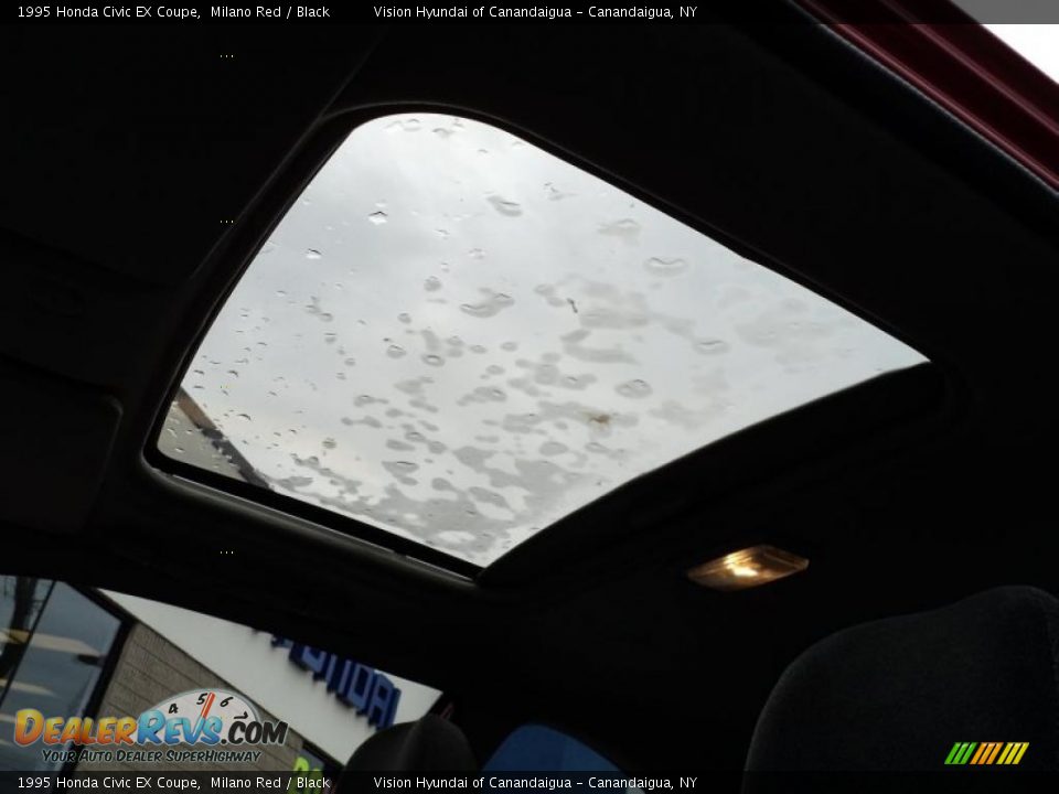 1995 Honda Civic EX Coupe Milano Red / Black Photo #22
