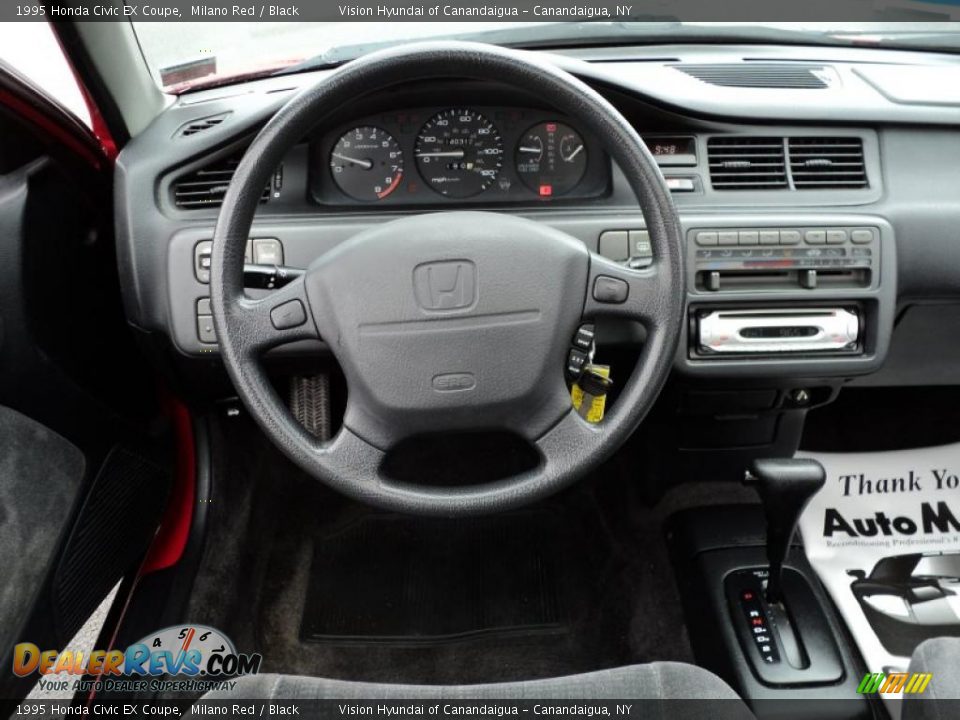 1995 Honda Civic EX Coupe Steering Wheel Photo #23