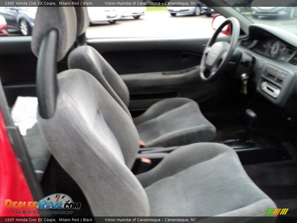 1995 Honda Civic EX Coupe Milano Red / Black Photo #27