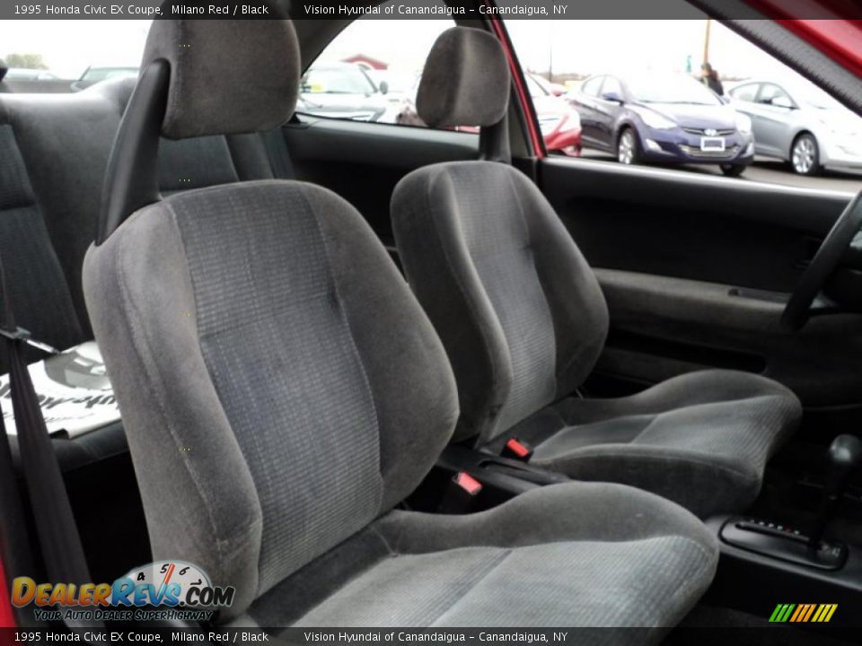 1995 Honda Civic EX Coupe Milano Red / Black Photo #29