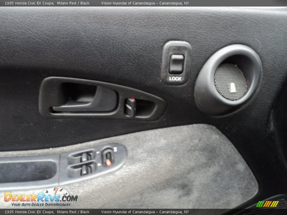 1995 Honda Civic EX Coupe Milano Red / Black Photo #30
