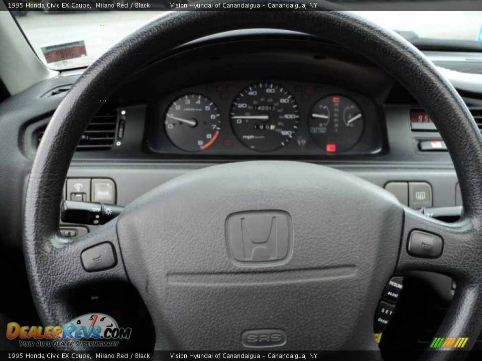 1995 Honda Civic EX Coupe Steering Wheel Photo #32