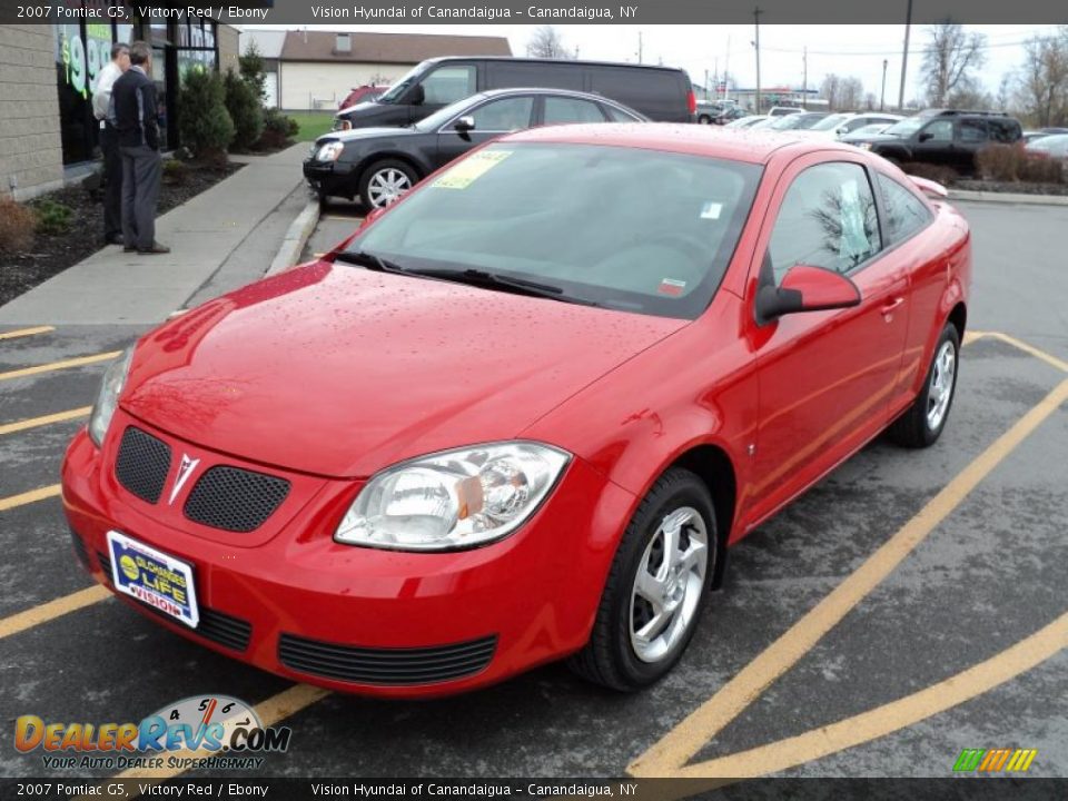 2007 Pontiac G5 Victory Red / Ebony Photo #1